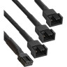 Разветвитель питания с 4pin материнской платы на 3 корпусных вентилятора EXEGATE EX-CC-4p3xF-0,3 EX294792RUS